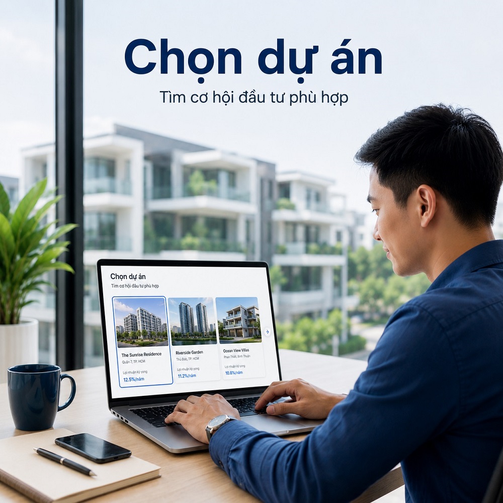 2. Chọn dự án