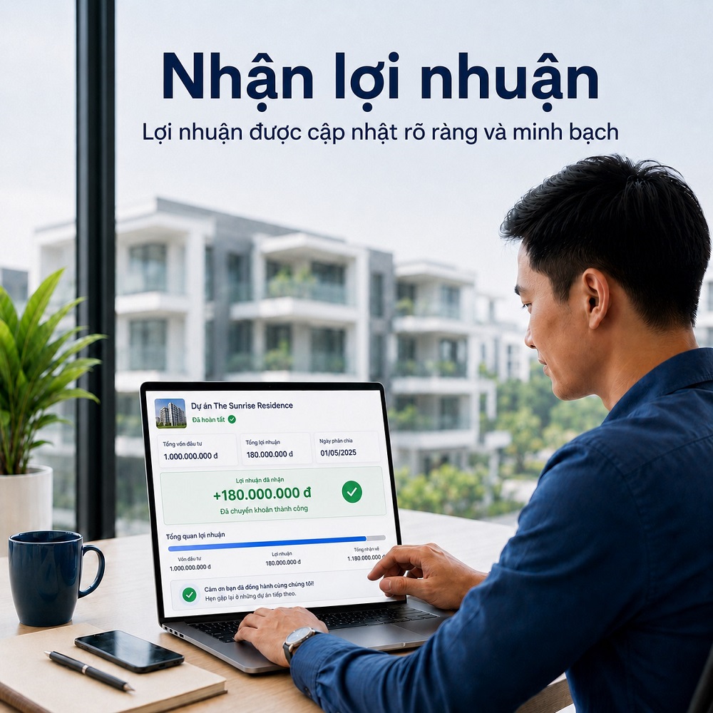 5. Nhận lợi nhuận